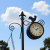 Cockerel Design Garden Clock & 1M Stand Cockerel Design Garden Clock & 1M Stand